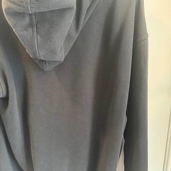 Champion Hoodie Men Medium Black Long Sleeve Drawstring Kangaroo Pocket Pullover - Picture 9 of 9